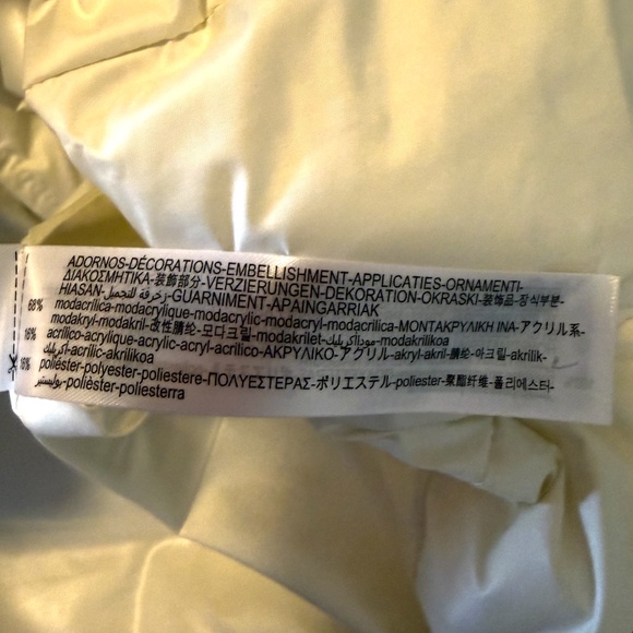 ZARA ecru removable hood water and wind protection puffer winter coat NWT - Picture 12 of 16